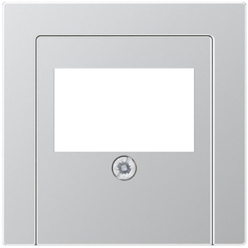 Лицевая панель Jung EcoProfi для 2-м. розетки USB/аудио алюминий картинка